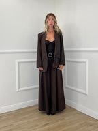 Blazer Over Sciallato 25433 Marrone