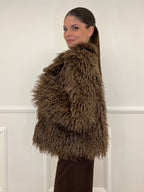 Kalgan AG002 Taupe Fur Coat