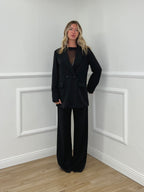 Blazer Doppiopetto Oversize 2412 Nero