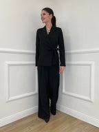 Tailleur con Fiocco 570851 Nero