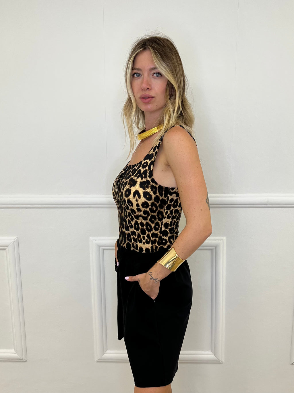 Top Serafino Animalier 3358 Maculato