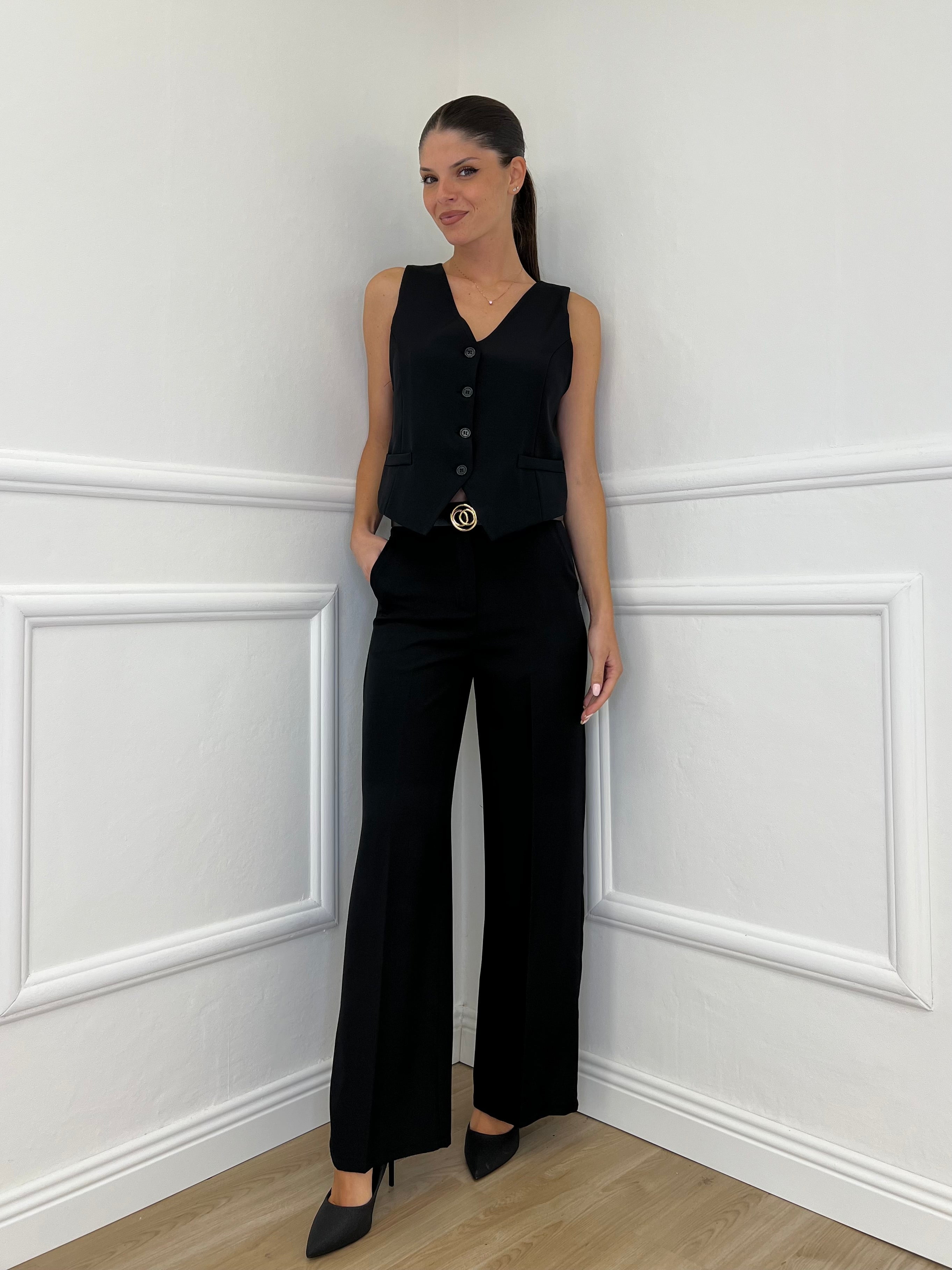 Completo Gilet 231280 Nero