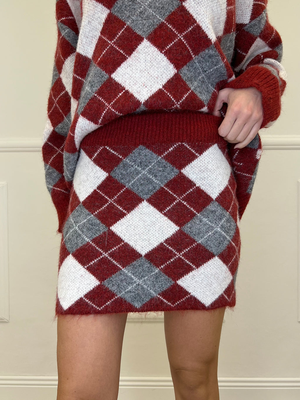 Completo Losanghe 2595 Burgundy