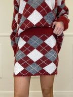 Completo Losanghe 2595 Burgundy