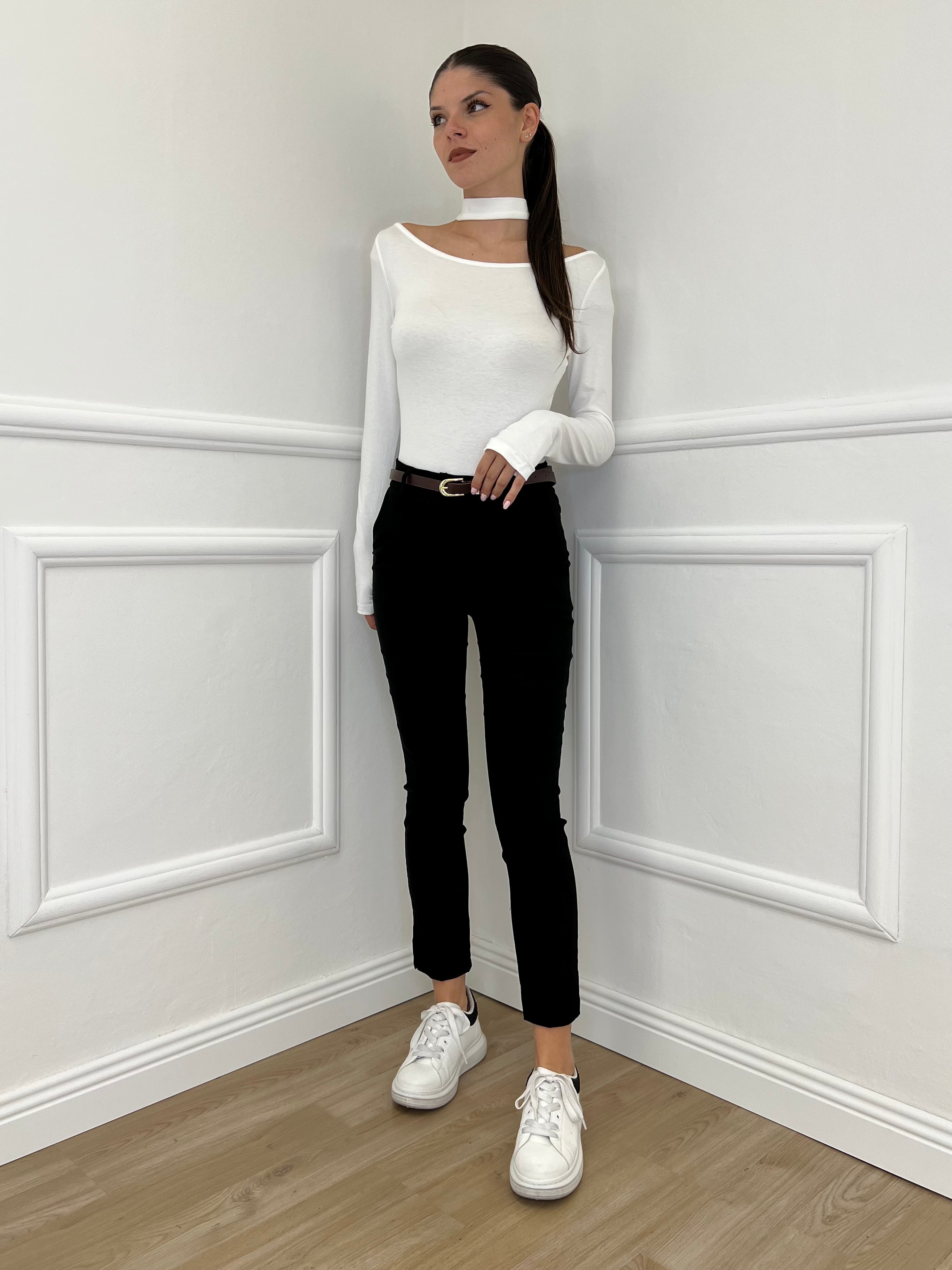 Pantalone Sigaretta 5199 Nero - Bazar Abbigliamento