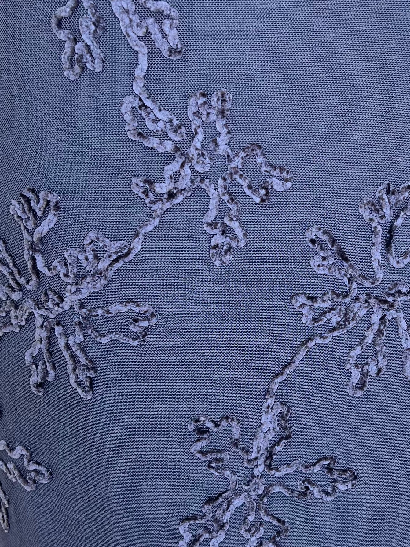 Gonna Tulle Ricami 139-833 Moro