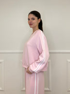 Tuta Bande Girocollo 88426 Rosa