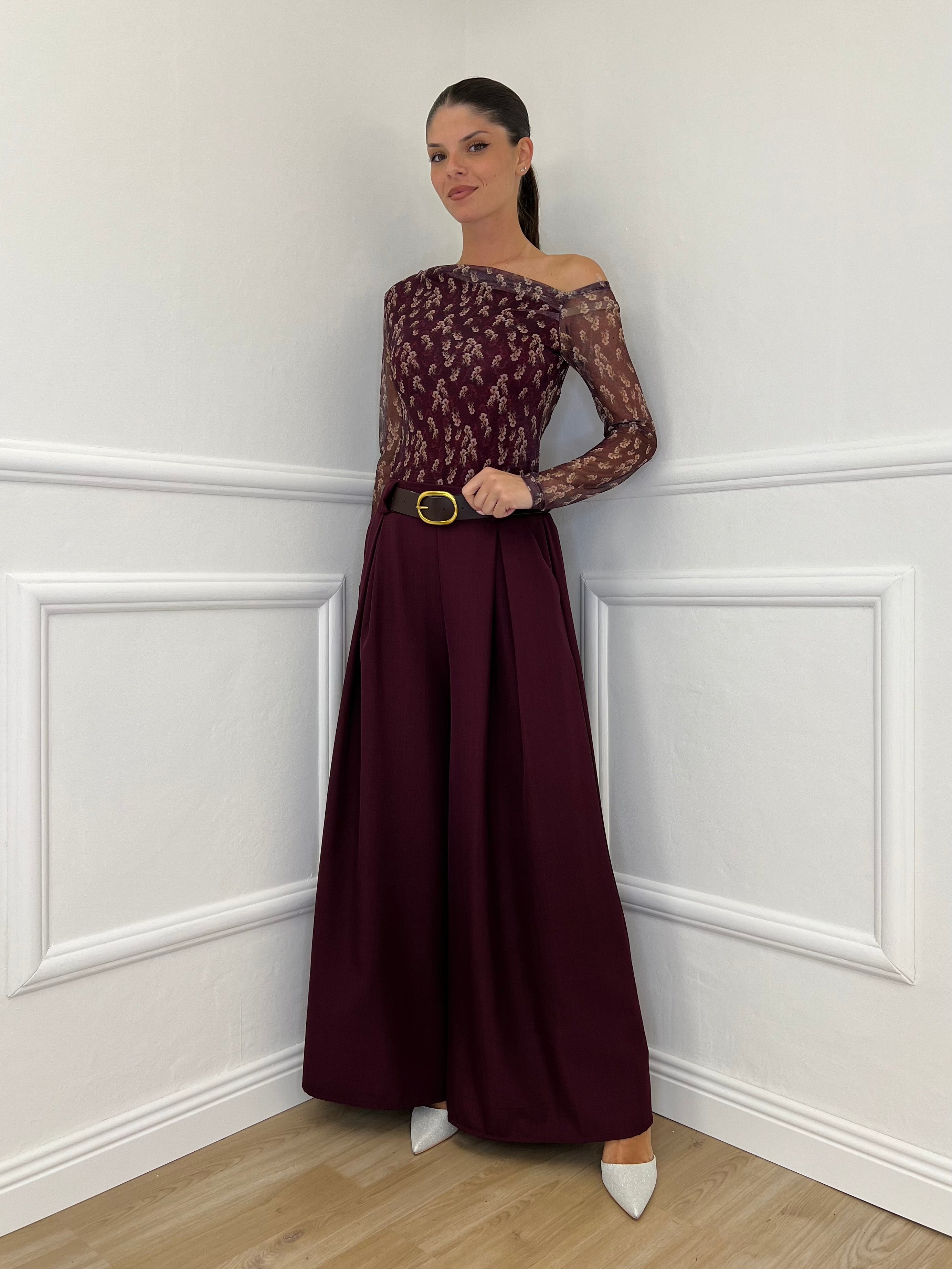 Maglia Microrete Monospalla 11396 Bordeaux