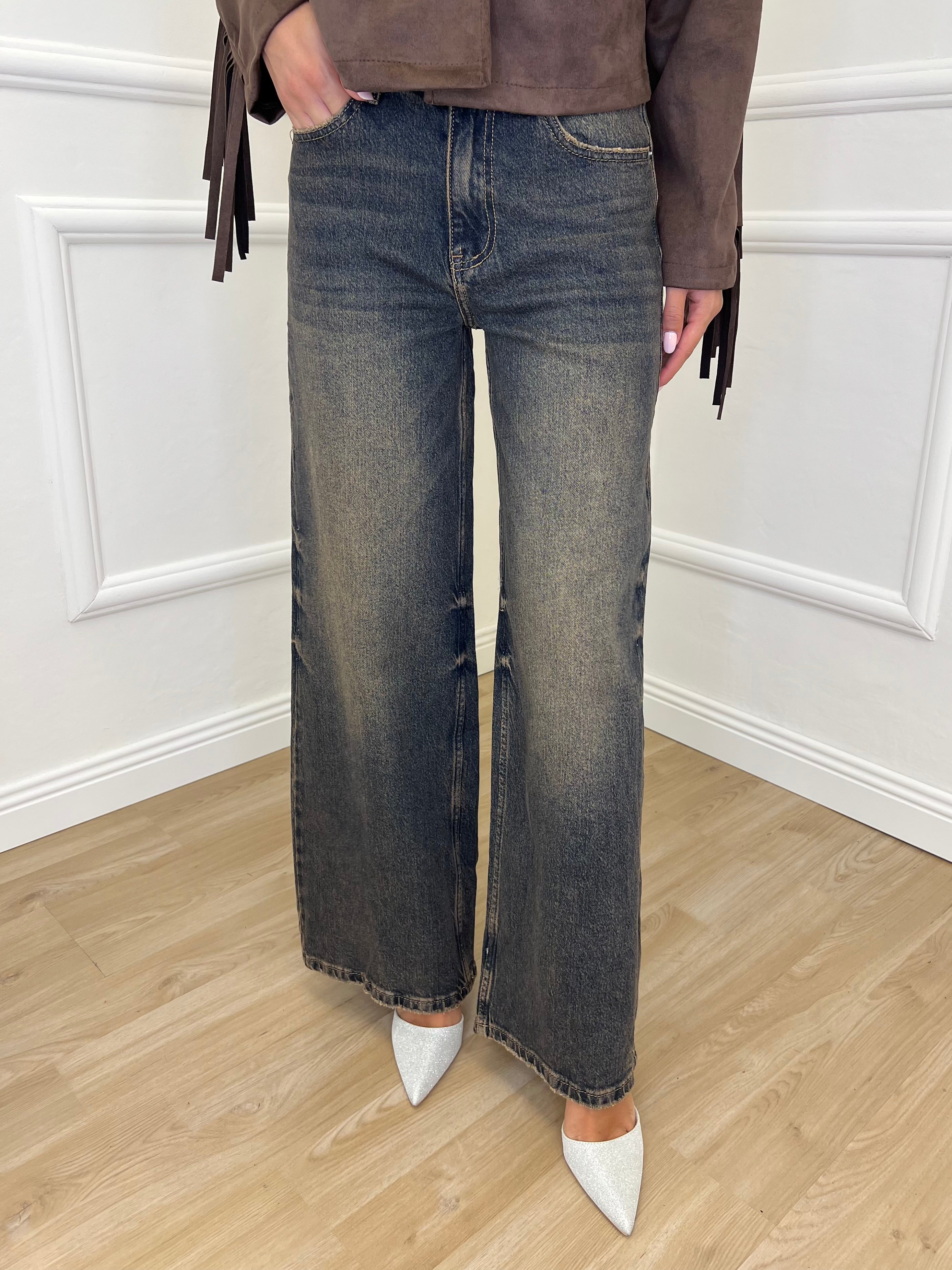 Jeans Stonewash Y424 - Bazar Abbigliamento