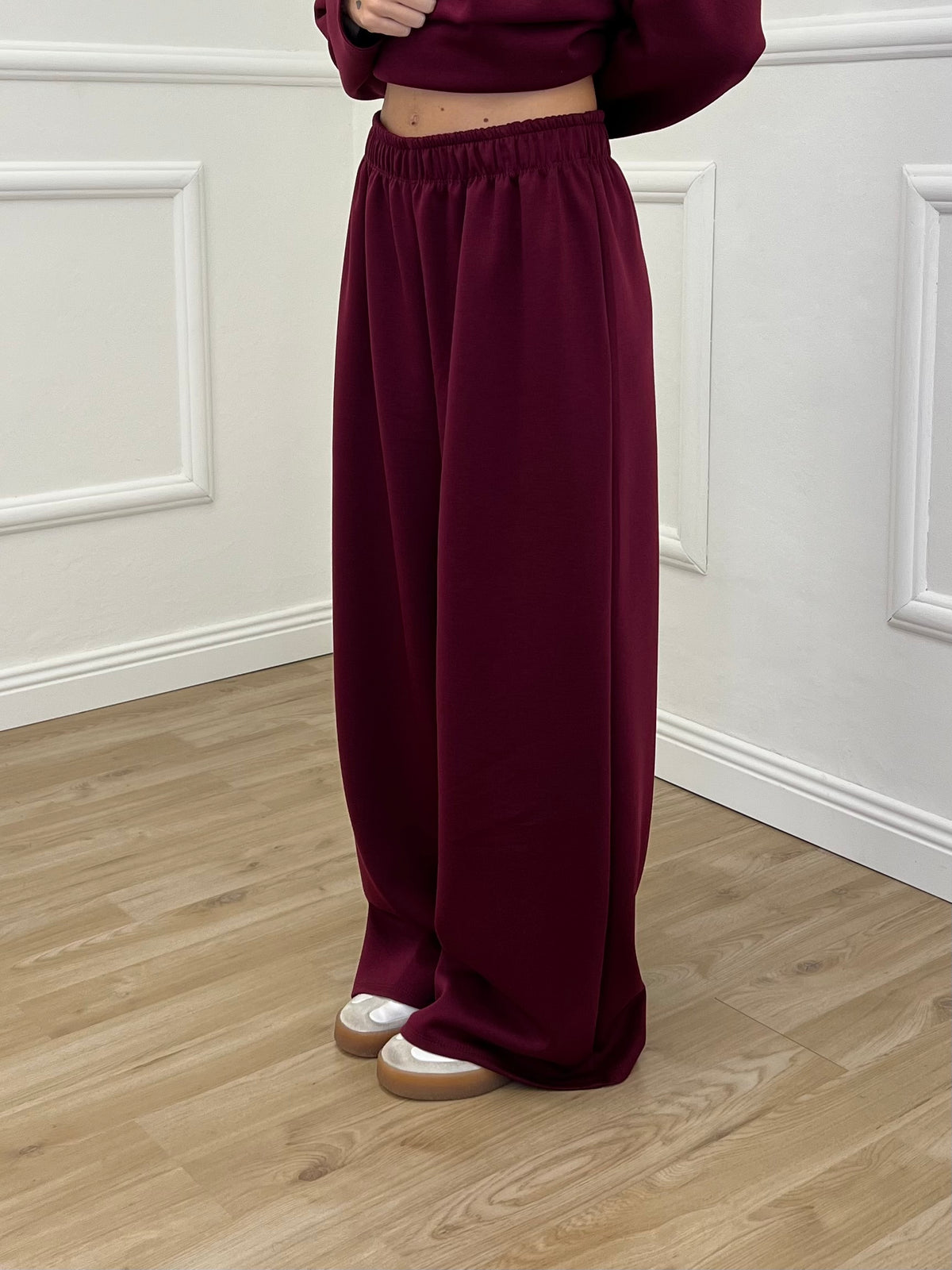 Tuta Over in Viscosa 3277 Bordeaux