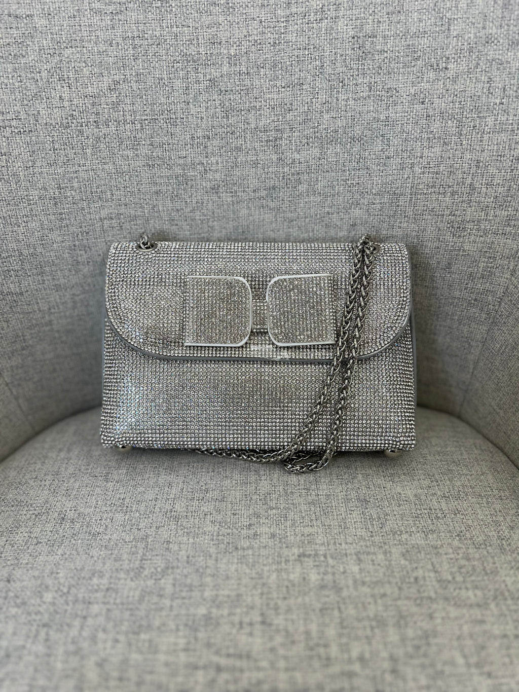 Tracolla Fiocco Strass B378