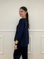 Tuta Over Girocollo 19143 Blu