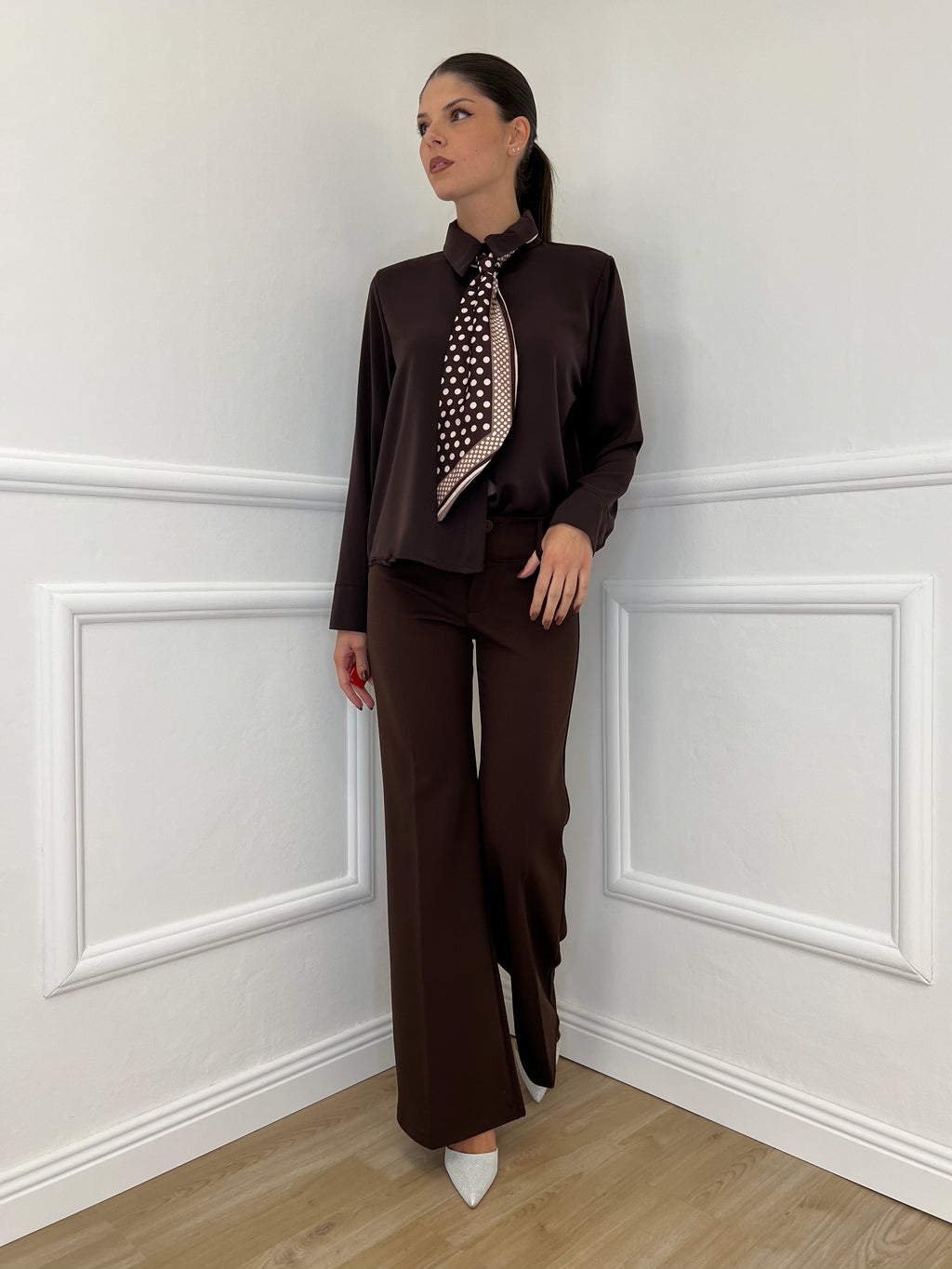 Pantalone Flare 80SM Moro