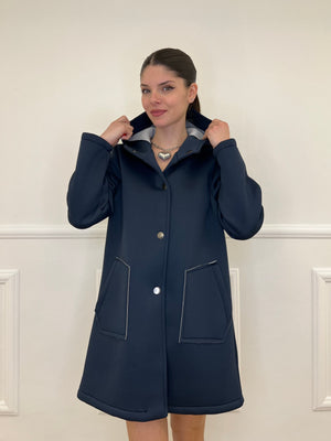 Cappotto Neoprene 1578 Blu