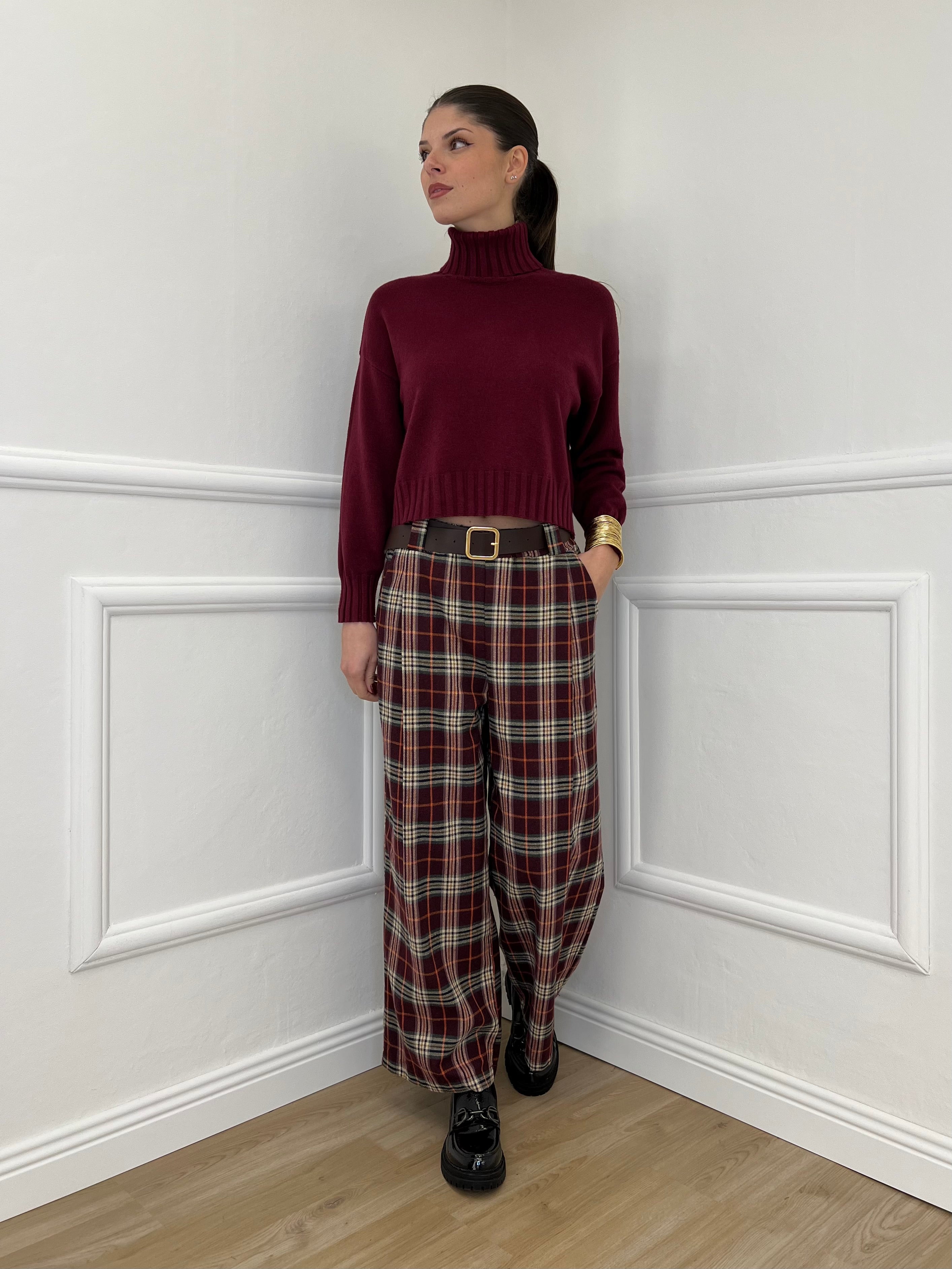 Pantalone Galles 2723 Burgundy