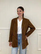 Blazer Scamosciato 5010 Marrone