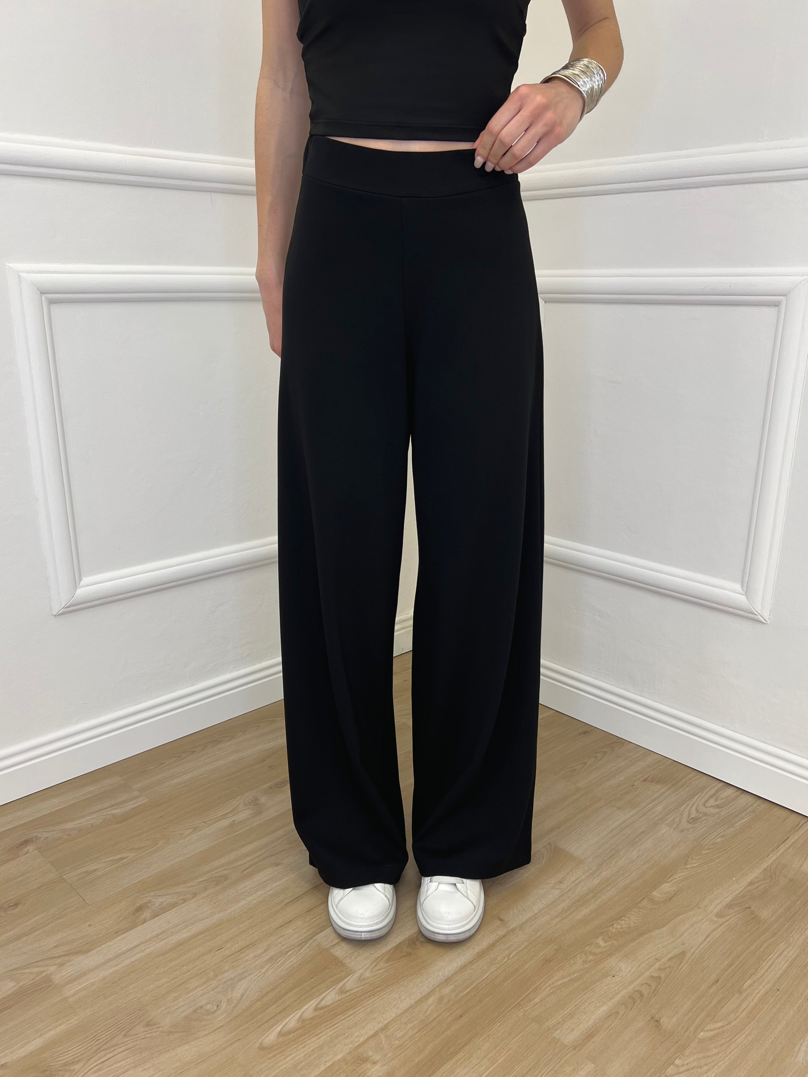 Pantalone Palazzo Punto Milano 1071 Nero