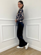 Pantalone Velluto 9857 Blu - Bazar Abbigliamento