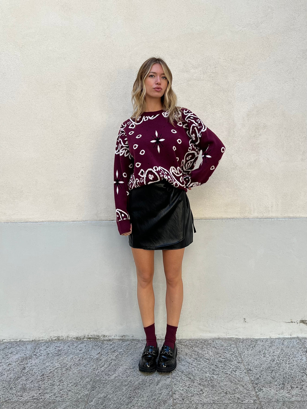 Maglia Bandana 11330 Burgundy