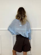 Camicia Over Soft 6040 Azzurro