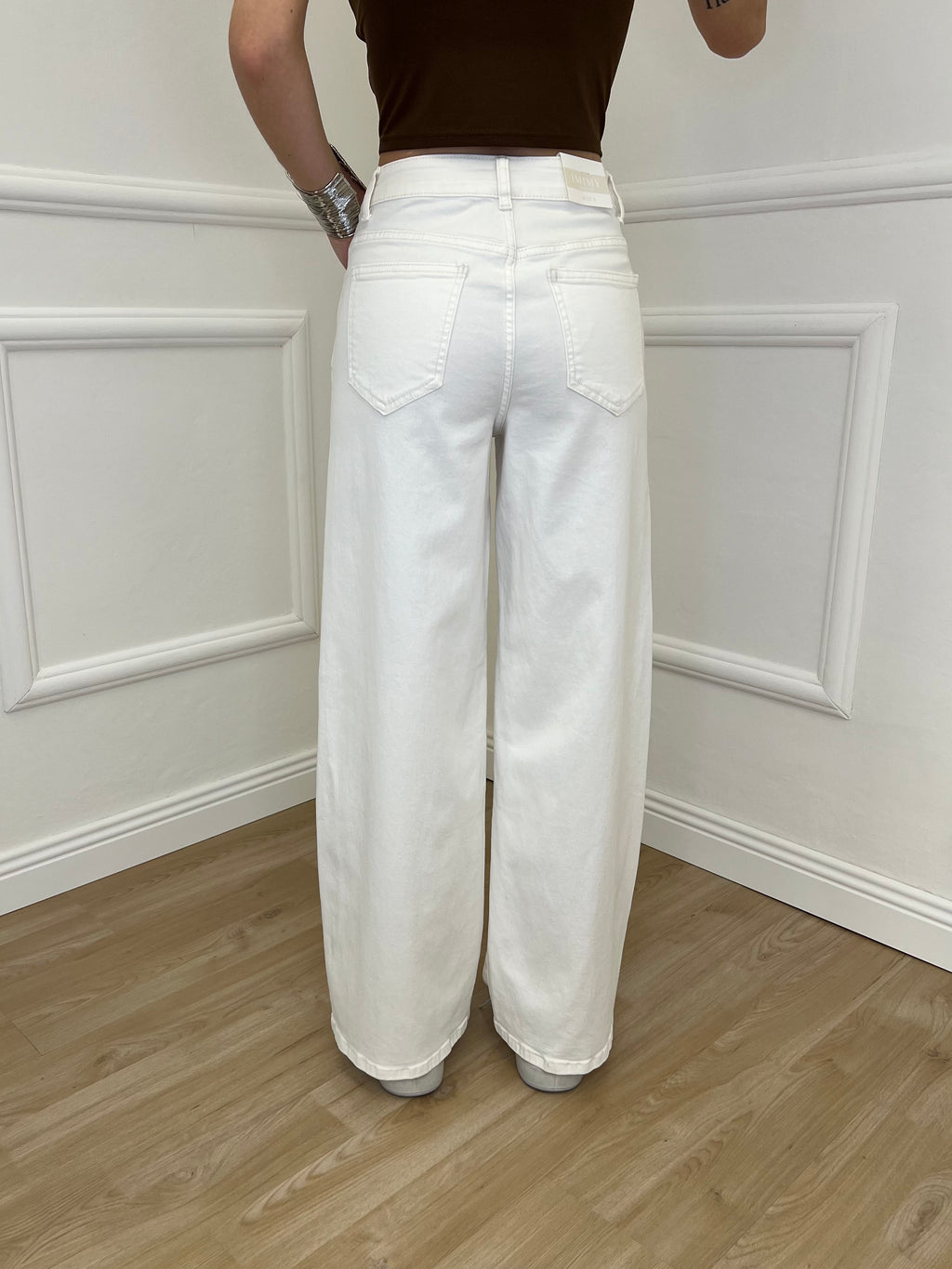 Jeans Palazzo T1001A Panna