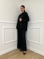 Camicia Overshirt in Twill A6262 Nero