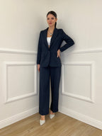 Tailleur Gessato G27636 Blu