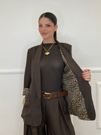 Spotted Interior Jacket 25623 Moro