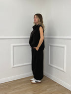 Maxi Felpa Gessata Smerigliata 42643 Marrone