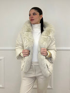 Piumino Over 2884 Panna