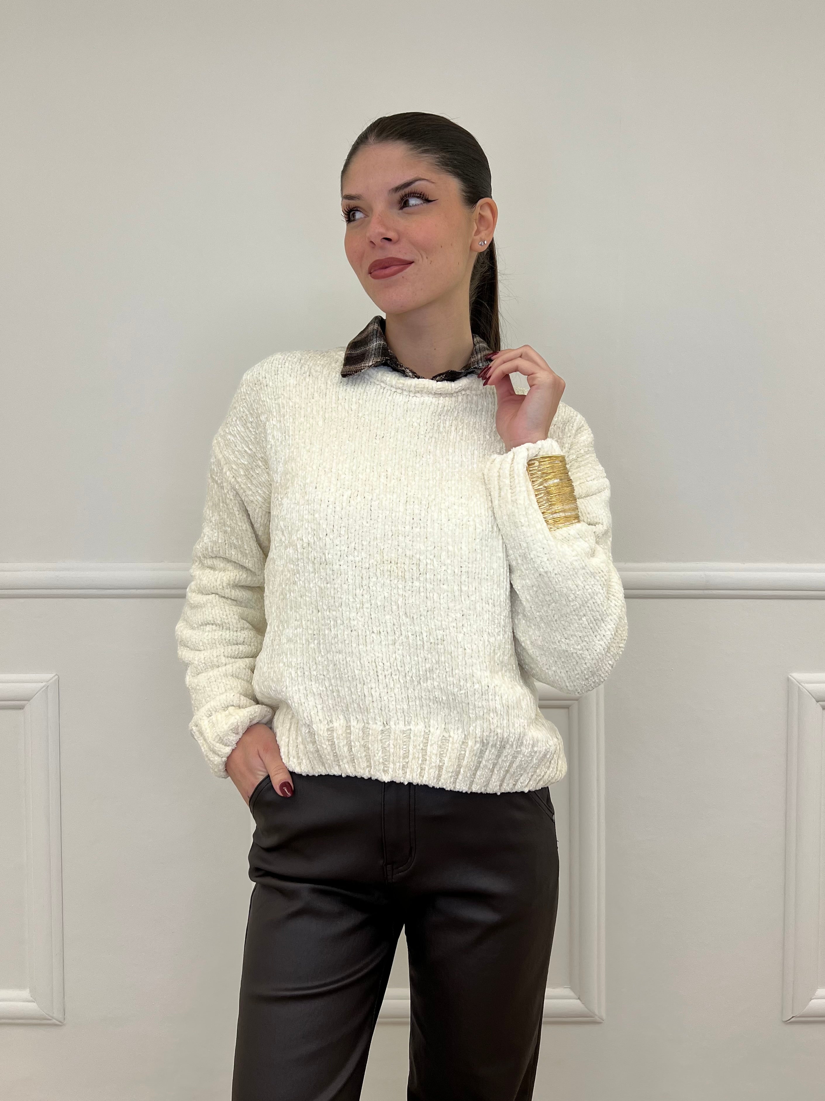 Maglia Ciniglia 2813 Panna