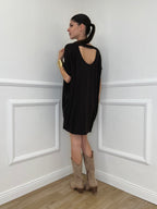 Abito Oversize Viscosa 9980 Marrone
