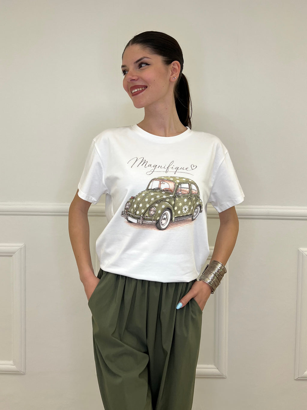 T-shirt Over Magnifique Strass