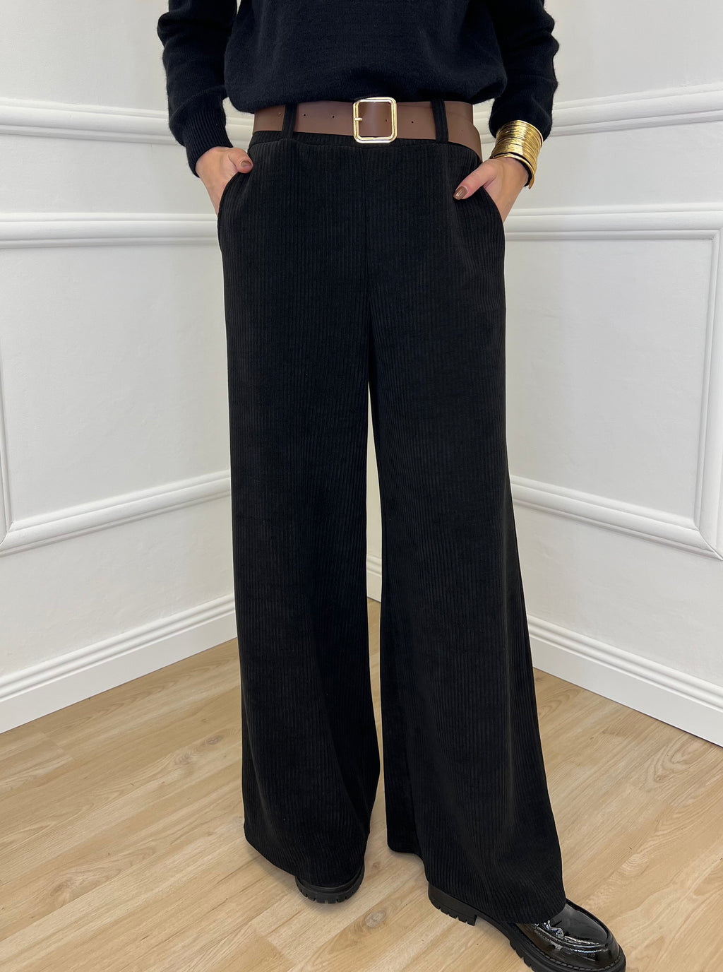 Pantalone Corduroy 6156 Nero