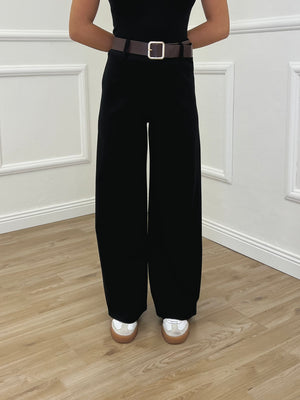 Pantalone Punto Milano Cintura 5386 Nero
