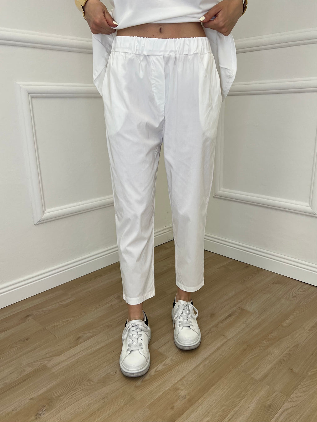 Pantalone Regular Bengalina 9230 Bianco