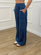 Pantalone Velluto a Coste 683 Avio