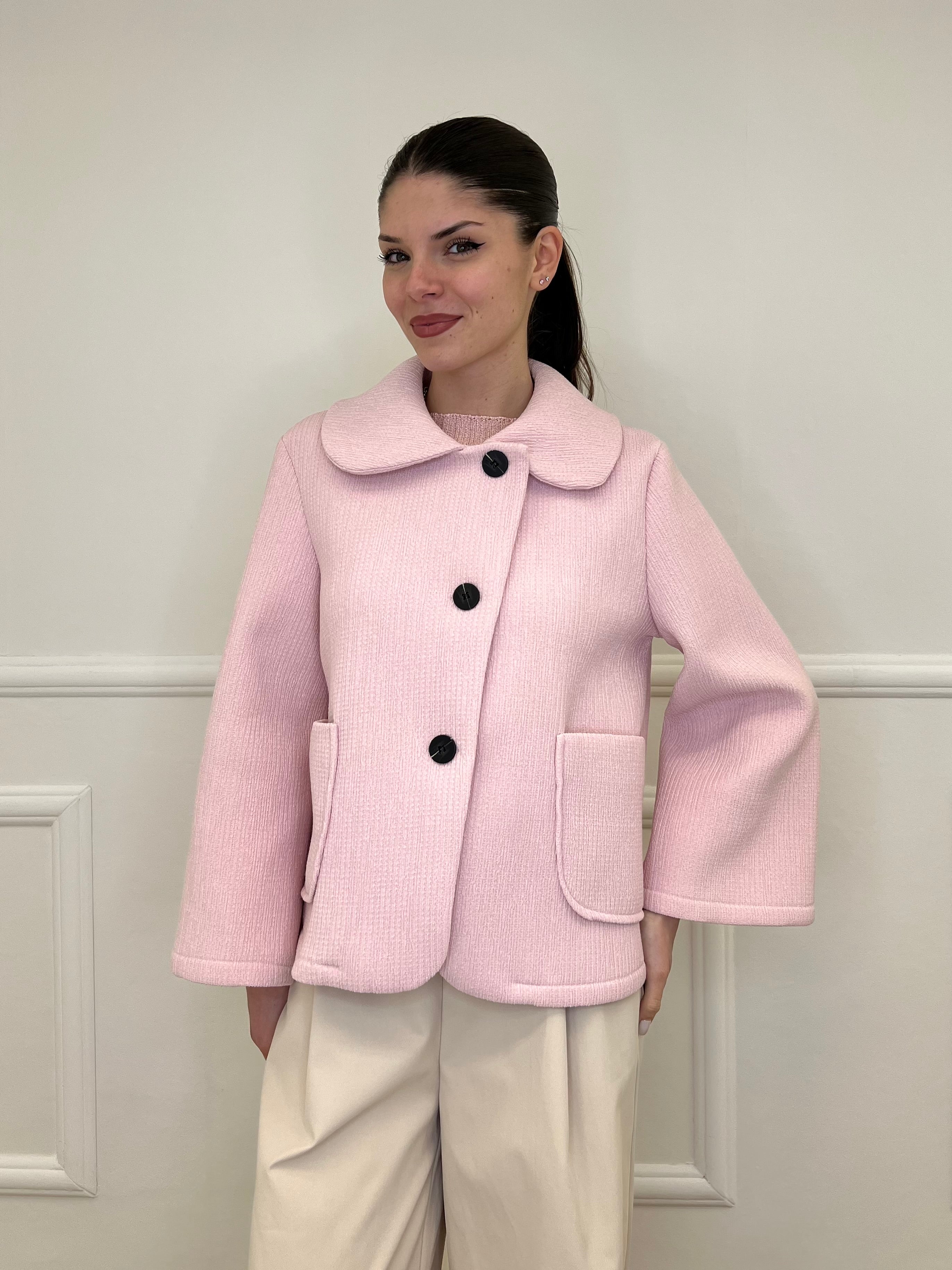 Giacca Neoprene Colletto 26088 Rosa