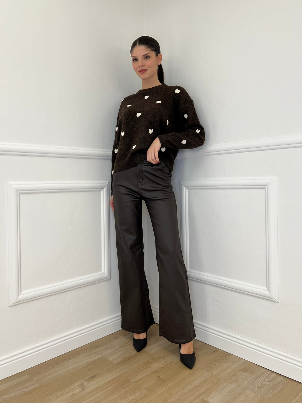 Pantalone Spalmato 7293 Moro