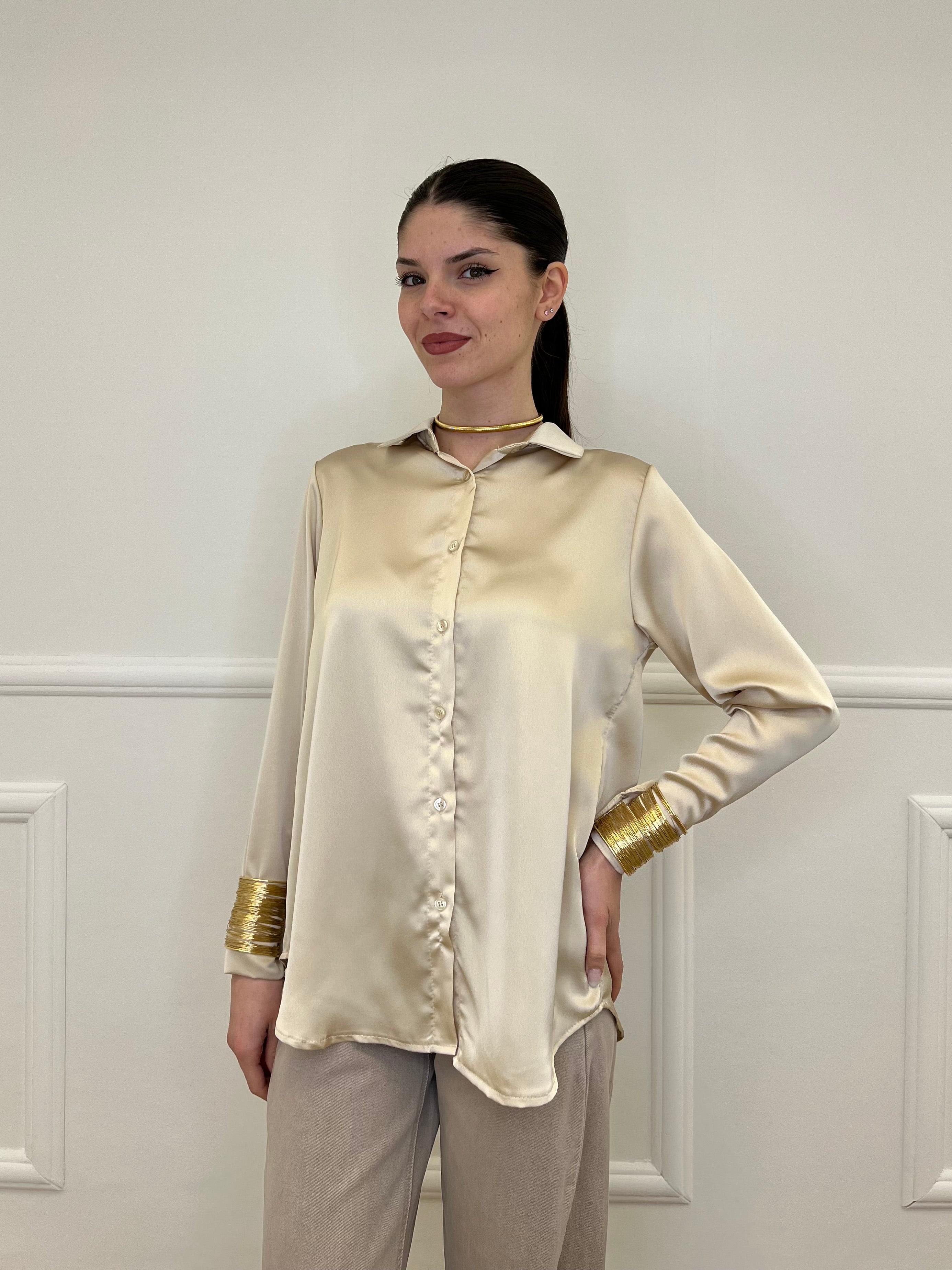 Camicia Satin 261081 Oro