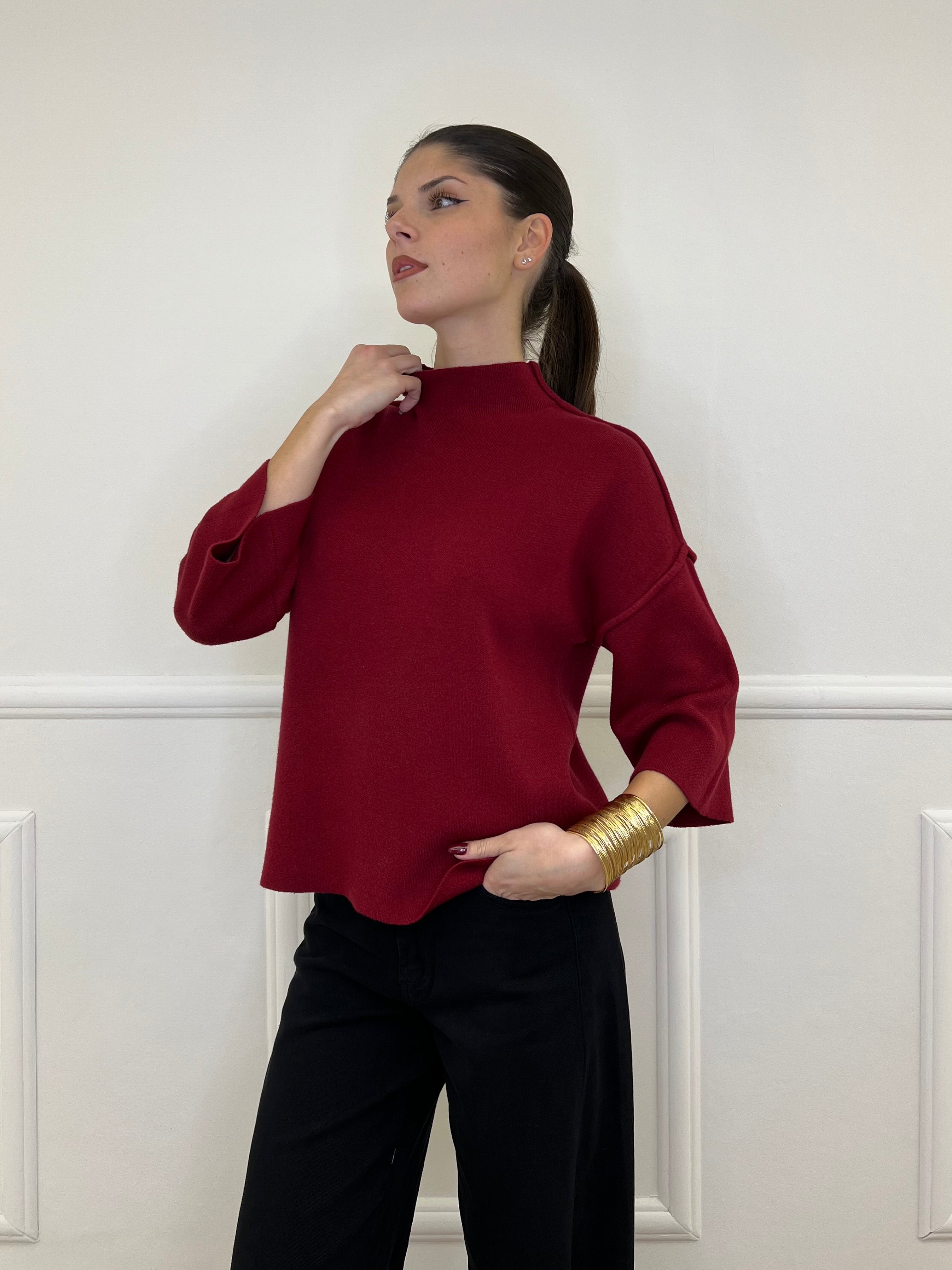 Maglia Profili 8162 Bordeaux