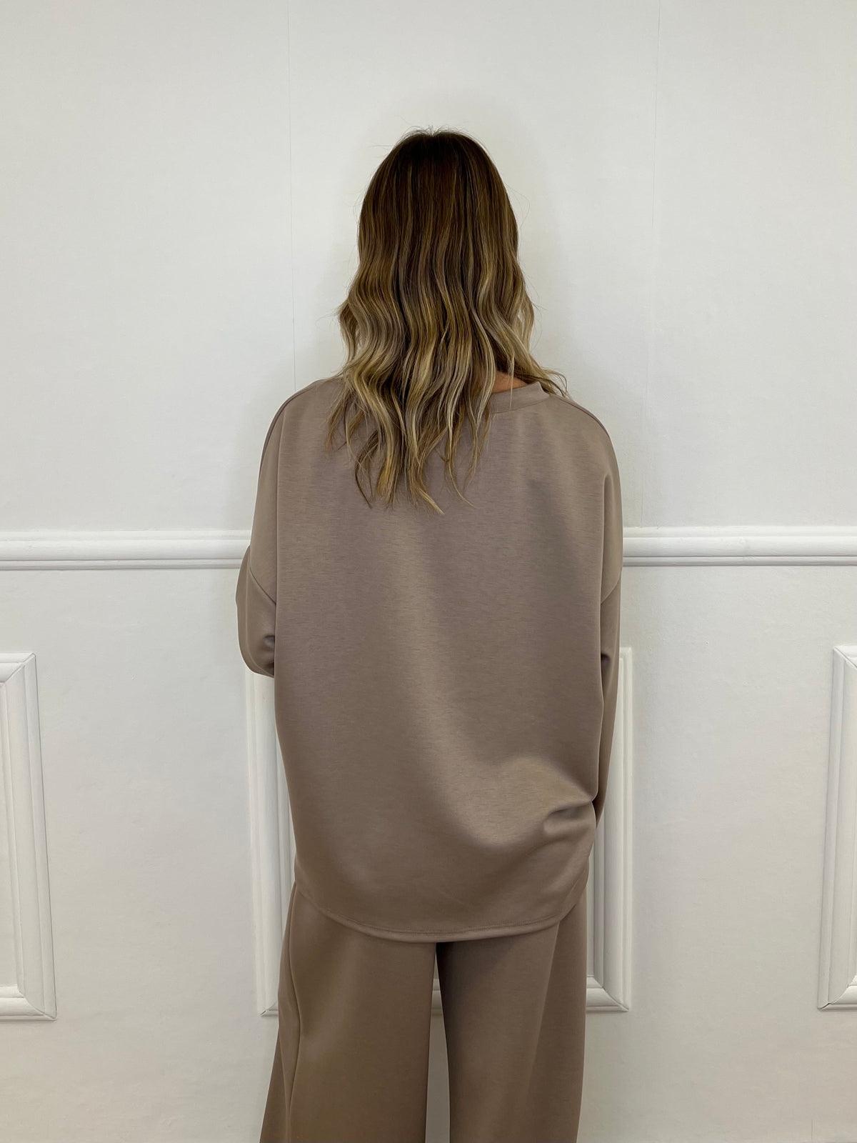 Tuta Over in Viscosa 3277 Taupe