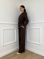 Tailleur con Fiocco 570851 Moro