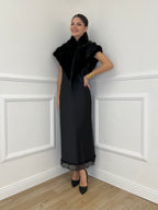 Stola Pelliccia 88825 Nero