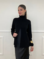 Maglia Spacco 10834 Nero