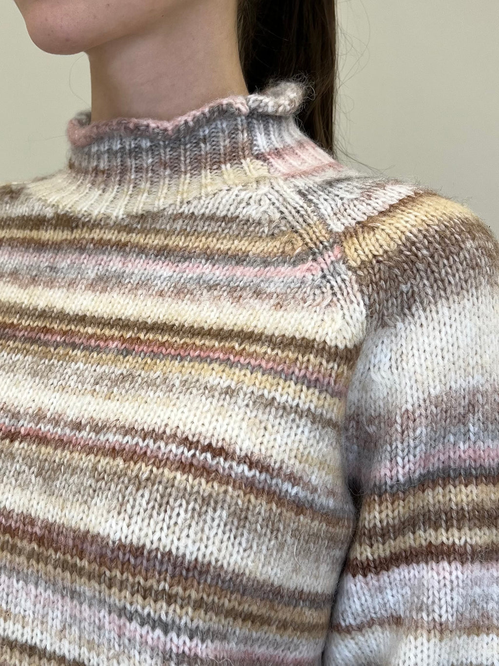 Maglia Vulcano Multicolor 25206 Ecru