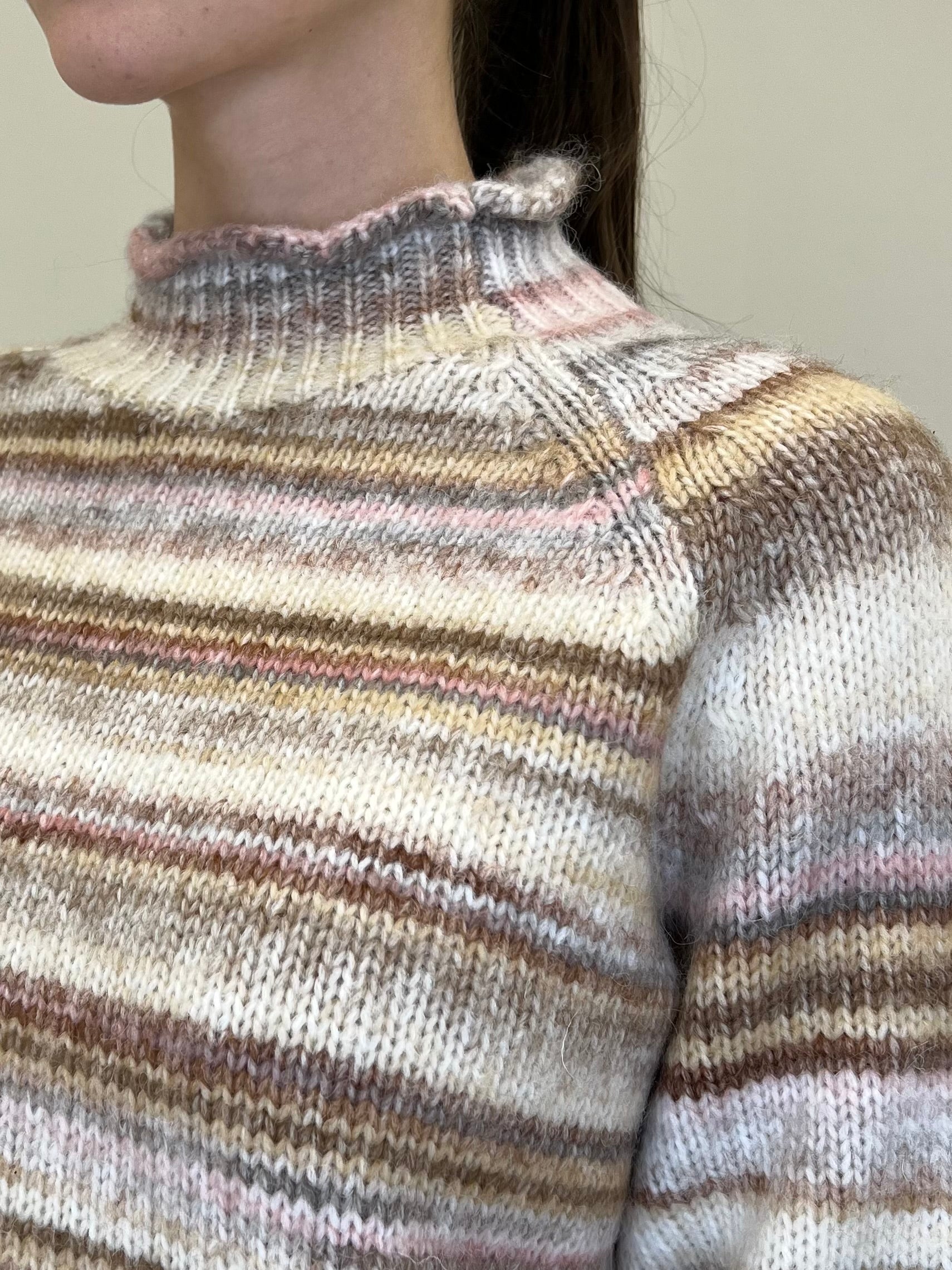 Maglia Vulcano Multicolor 25206 Ecru