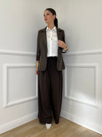 Pantalone Gessato 7158 Moro