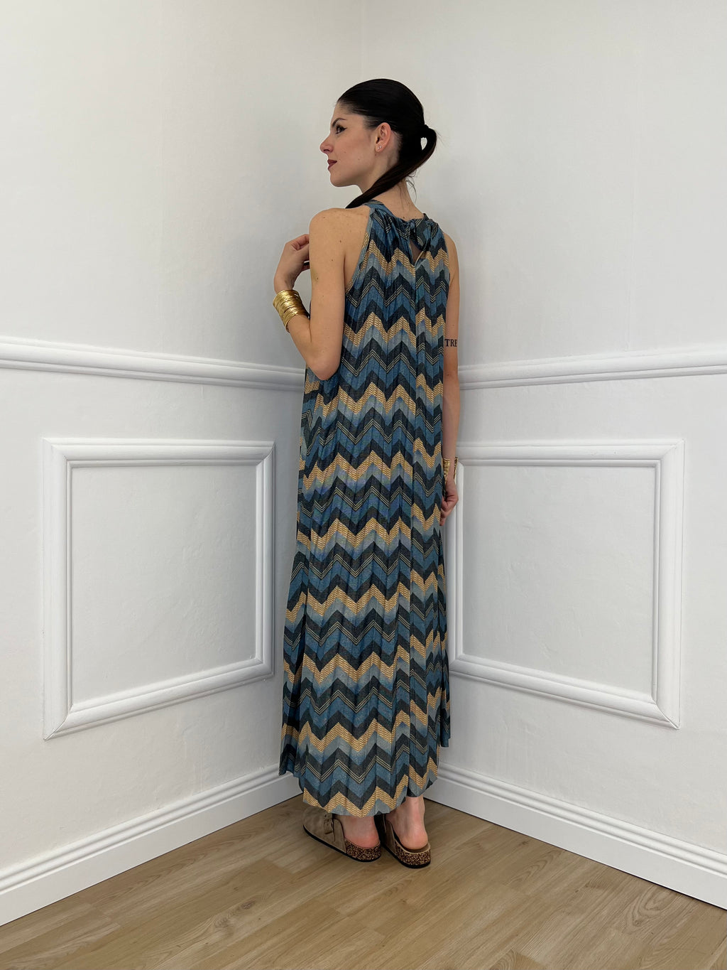 Abito Lurex Chevron 1372 Ottanio