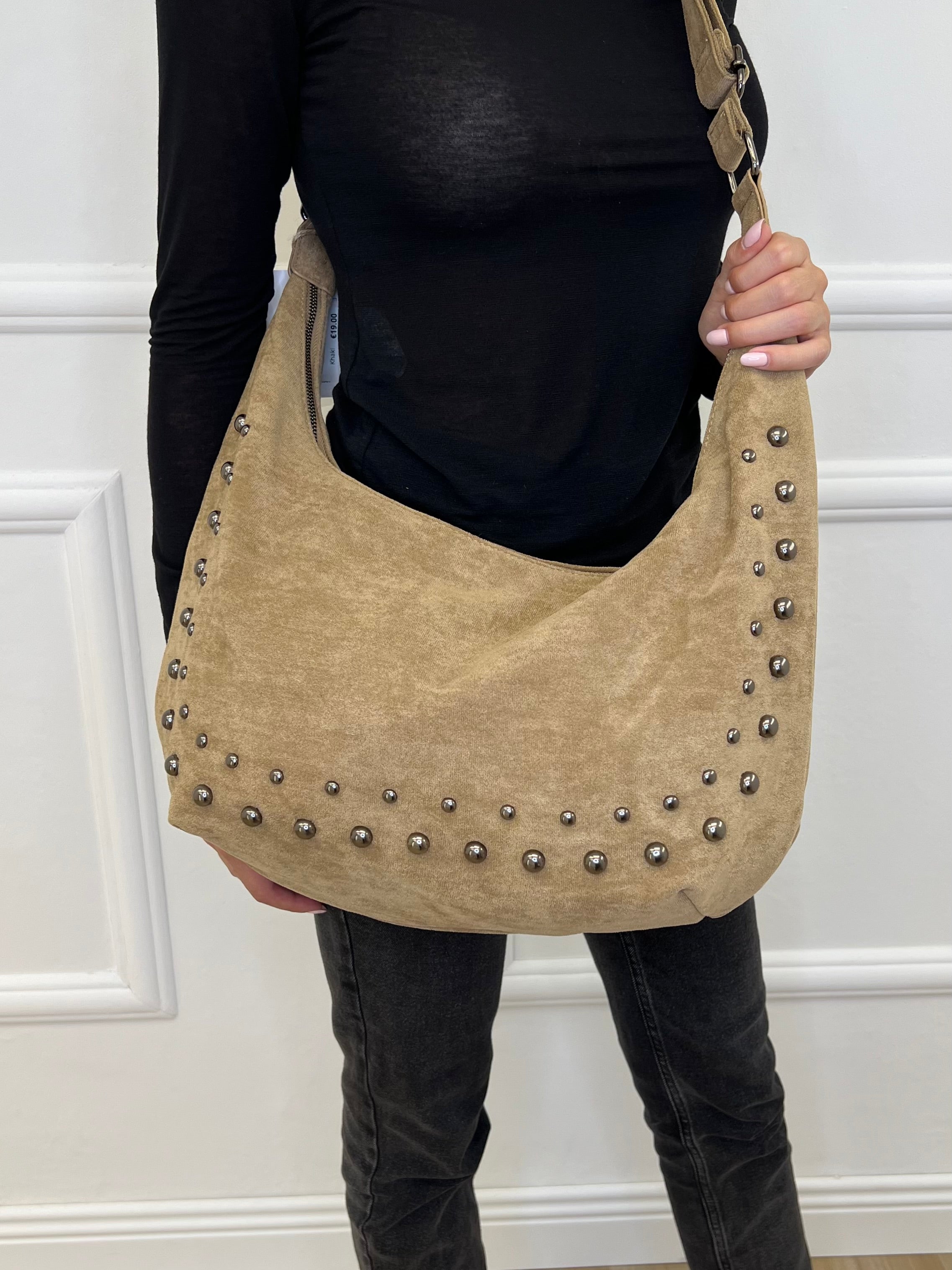 Borsa Hobo Ecorenna Borchie L6272